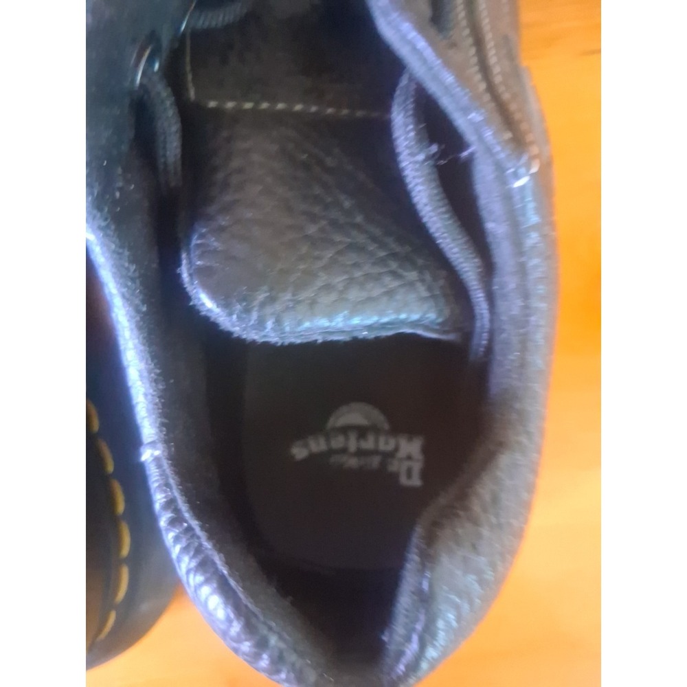 DR. MARTENS - Women Buzz 5-Eye Milled Napa Leather Shoes Size 7 - Picture 8 of 10